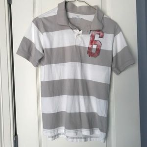 Striped polo boys Large (10/12)